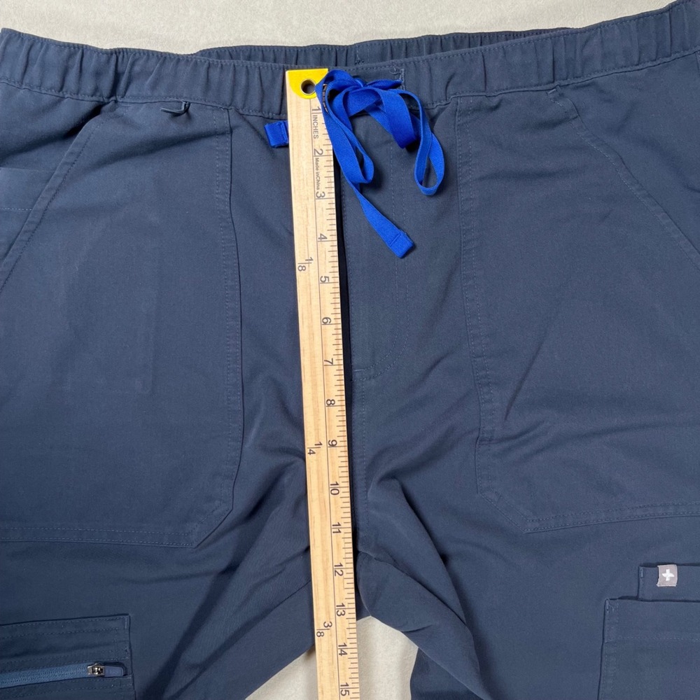 FIGS Cairo Cargo Scrub Pants Men L Navy Technical Collection Multi-Pocket TM3001 - Picture 7 of 8